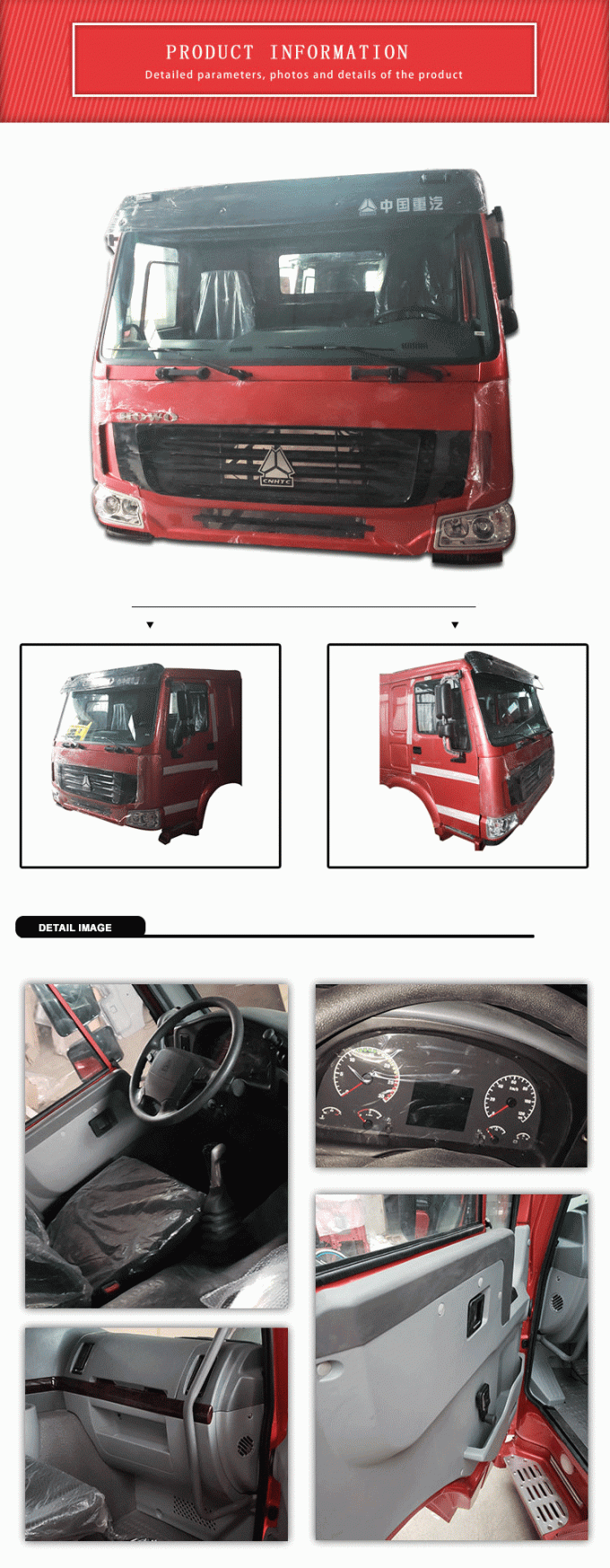 Penjualan truk ganda taksi SINOTRUK kualitas handal