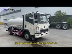 HOWO truk air ringan stainless steel minum 4x2 5000 liter 5 ton pengangkut air tanker truk harga