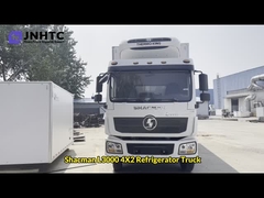 New Shacman L3000 4x2 Refrigerator Truck Buah-buahan Sayuran10 Ton Light Duty Refrigerated Box Truck