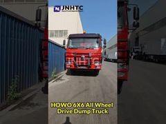 Howo 6x6 semua truk dump drive roda