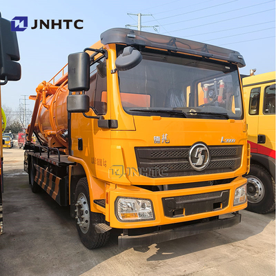 Truk Vacuum Baru Limbah Penyedot Tangki Truk Shancman L3000 4X2 245HP Kualitas Terbaik