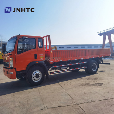 Hot Sale HOWO Truk Kargo 4X2 6 Roda 8-10Tons Lampu kanan Drive Dengan AC