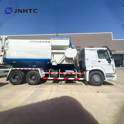 HOWO NX Truk Sampah Compactor 6x4 290HP Kaleng Pembersih Truk Truk Sampah Compactor