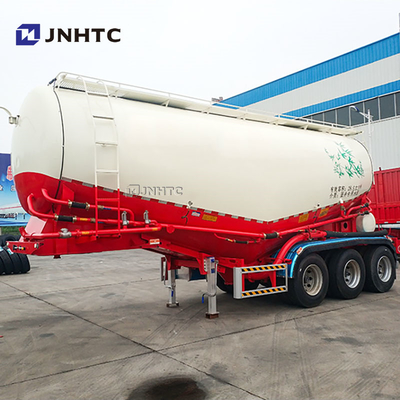 3 poros 50 Cbm V-Type Bulk Cement Tank Semi Trailer Untuk Transportasi Bulk Powder Untuk Dijual