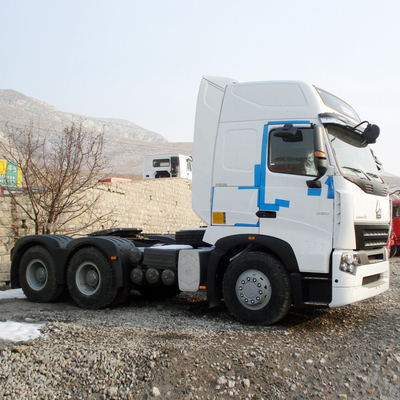 RHD 420 HP Prime Mover Truck / Sinotruk Howo Tractor 6x4 Dengan Pin King 3,5 inci