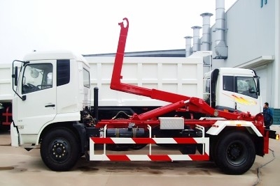 16ton 6x4 Hook Angkat Sampah Pemadat Truk Warna Opsional Model QDZ5160ZXXZH
