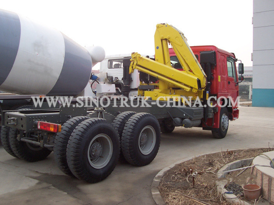 6 × 4 Penggerak Utama Pemasangan Model Derek Hidraulik Merah / Kuning ZZ4257N3247W