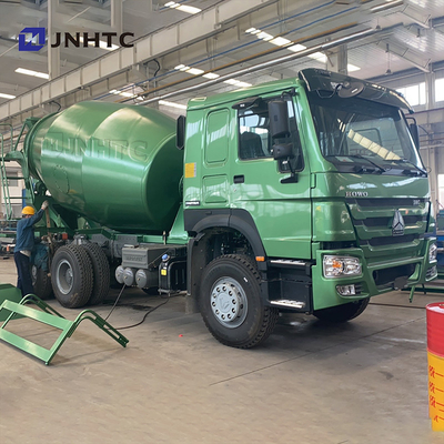 Hot HOWO Beton Campuran Truk 6x4 10 Roda Kapasitas Cement Campuran Truk dipasang Beton Mixer Pump Truck