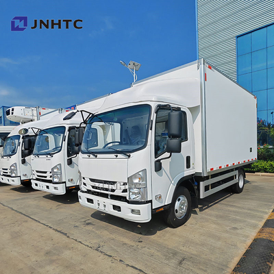 ISUZU 10 Ton Muat 4x2 6x4 Box Van Cargo Truck Dengan Mesin 205hp 240hp