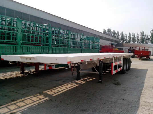12R22.5 Tugas Berat Semi Trailer 12500 Mm X 2500 Mm X1550 Mm Dimensi