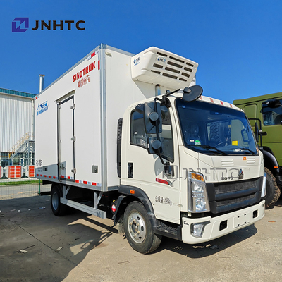 Truk Pendinginan HOWO Baru 4x2 Truk Makanan Ringan Truk Pendinginan