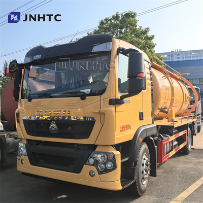 NEW HOWO TX truk penghisap limbah 15cbm Septik Fekal Tangki Penghisap Vacuum Tanker truk harga