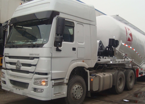 371 HP Daya Heavy Duty Semi Trailer 6X4 Truk Semen ZF Steering Gear