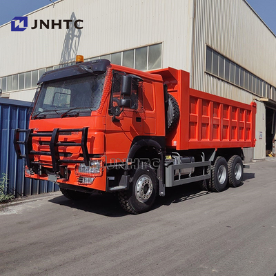 Heavy Duty Sinotruck Howo Camion 6x4 10 Wheeler 400 hp 30Ton Tipper Dump Truck Dengan Jaring Anti Pencurian