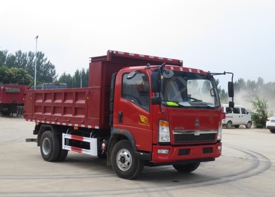 Tahan Cuaca Tugas Berat Dump Truck SINOTRUK 4 × 2 120HP Dump Truck