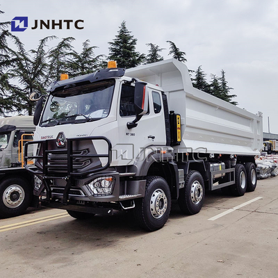 SINOTRUCK HOHAN N7 380hp 8x4 Diesel Transmisi Manual Euro 2 Truk Tipper Dump