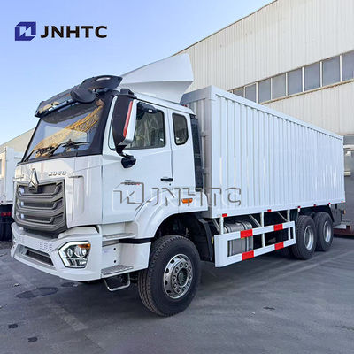SINOTRUK HOWO NX340 10 Roda 6X4 30 Ton Truk Kargo Van Pengangkut Pengiriman untuk Dijual Euro 2 RHD