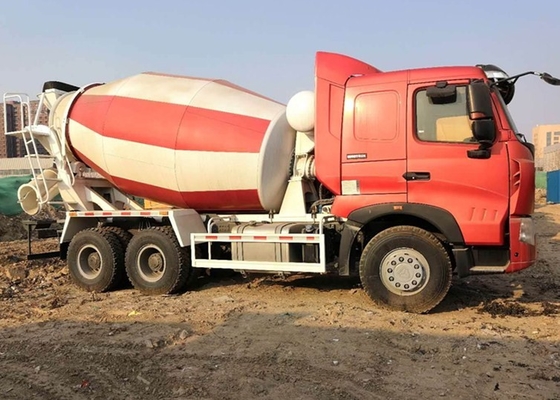 Mixer Semen Komersial Horsepower Besar 6 X 4 Tipe Tiga Gandar Eaton Motor