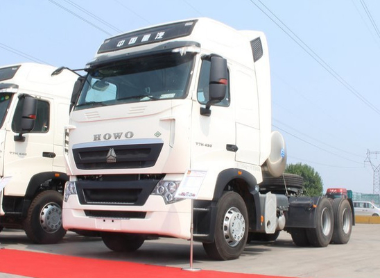 Putih SINOTRUK 371HP Prime Mover Truck 10 Traktor Kepala Howo Truck