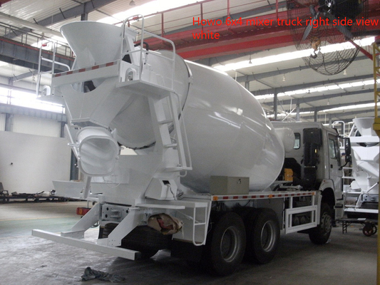 Truk Mixer Beton Howo Putih 6x4 Howo, Tangki Air Beton Mixer