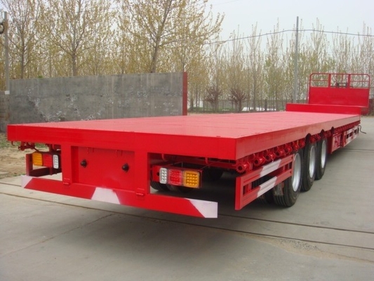 3 Tempat Tidur Gandar Rendah 11.00r20 Trailer Semi Tugas Berat