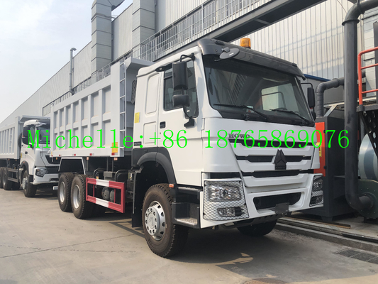 WD615.69 336hp Heavy Duty Dump Truck Untuk Lokasi Konstruksi