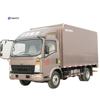 SINOTRUK HOWO Pengiriman Van Cargo Box Truck Light Duty 4x2