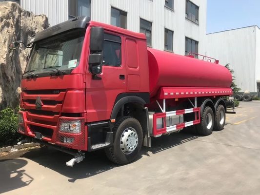 Truk Pengangkut Air Minum Tanker HOWO 20 Cbm untuk Lokasi Konstruksi