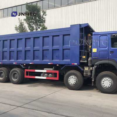 HOWO 8x4 Euro2 371hp 12 Roda Konstruksi Dump Truck Untuk Sudan