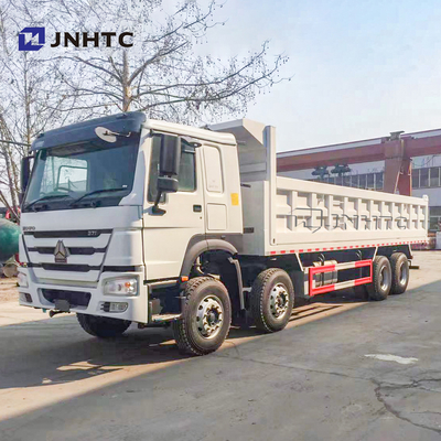SINOTRUK HOWO 8X4 371hp Kotak kargo yang dapat dilepas Dump truck Flat Bed Tray Tipper