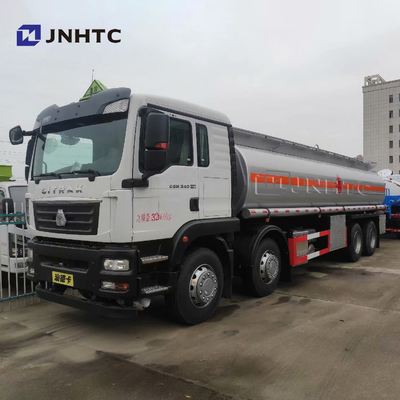Sinotruk Howo Euro2 8x4 15cbm Truk Tangki Bahan Bakar Paduan Aluminium Stainless Steel 5083