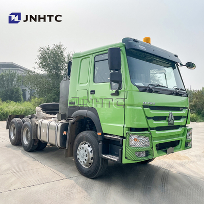 Sinotruk HOWO Euro2 RHD Truk Penggerak Utama 6x4 10 Roda 20T truk trailer traktor