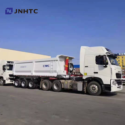 3 Gandar Traktor Dump Truk Semi Trailer Suspensi Udara 40t
