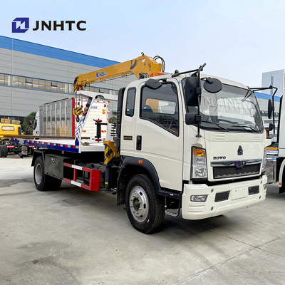 Sinotruk HOWO 4x2 3-12TON Truk Derek Penghancur Kargo Flatbed Ringan