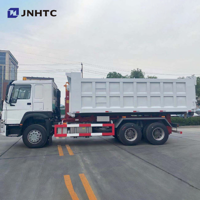 30T LHD Sinotruk 6x4 10 Roda Howo Hook Lift Garbage Truck