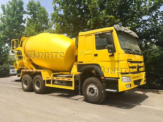 371hp Asli Sinotruk Howo Mixer Tank Truck 10M3 6x4 10 Roda Drive Tangan Kiri