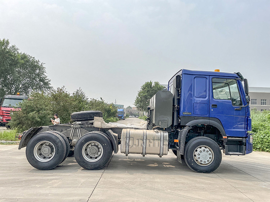 6X4 Truk Howo Traktor Kepala Truk Trailer Kepala Truk 371hp Penggerak Utama