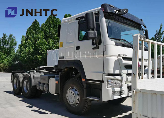 6x4 Penggerak Utama 10 Roda Truk Traktor Howo 420 Hp
