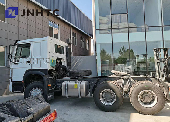 6x4 Penggerak Utama 10 Roda Truk Traktor Howo 420 Hp