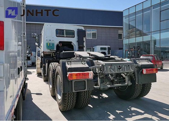 6x4 Penggerak Utama 10 Roda Truk Traktor Howo 420 Hp