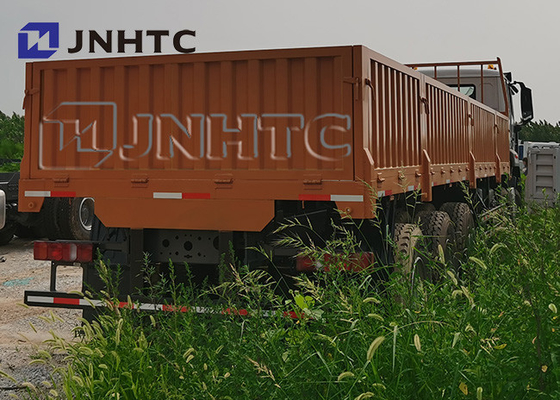 Sinotruk 8x4 Hohan Flat Back Trucks 31tons Lhd Dengan Lifting Axle