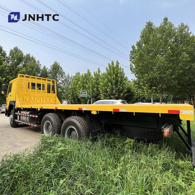 Heavy Duty 25 Ton Flatbed Lorry Truck Sinotruck HOWO 6x4