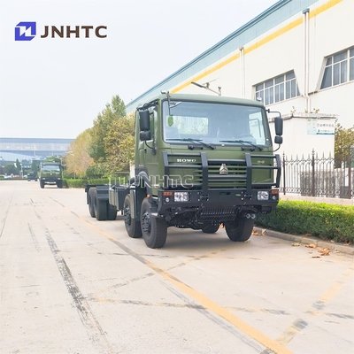 Sinotruk 8x8 All Wheel Drive Truk Kargo Berat Truk Bahan Bakar Diesel