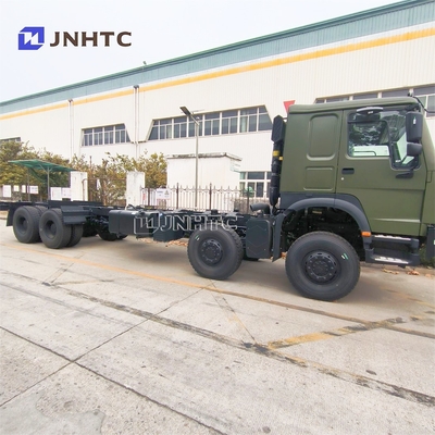 Sinotruk 8x8 All Wheel Drive Truk Kargo Berat Truk Bahan Bakar Diesel