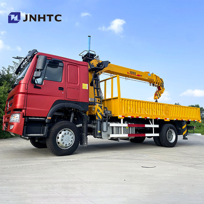 Sinotruk HOWO 4x2 300hp Truk Crane Transmisi manual
