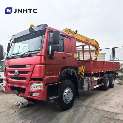 Sinotruk HOWO 6x4 Straight Arm Crane Truck 10 Roda 340hp 10 Ton