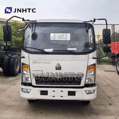 Kabin berbaris tunggal Truk Kargo Ringan Howo 4x2 6 Roda Truk Kargo
