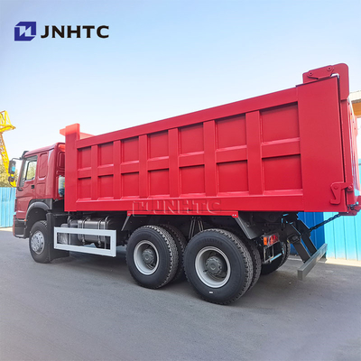 Truk dump berat angkat menengah 6X4 340HP Truk tipper 10 roda penggerak tangan kiri