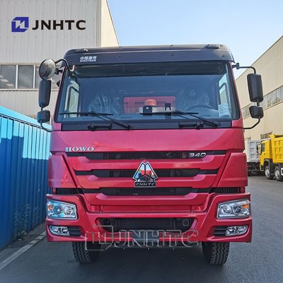 Truk dump berat angkat menengah 6X4 340HP Truk tipper 10 roda penggerak tangan kiri
