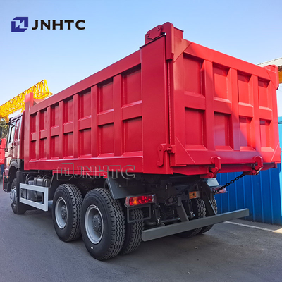Truk dump berat angkat menengah 6X4 340HP Truk tipper 10 roda penggerak tangan kiri